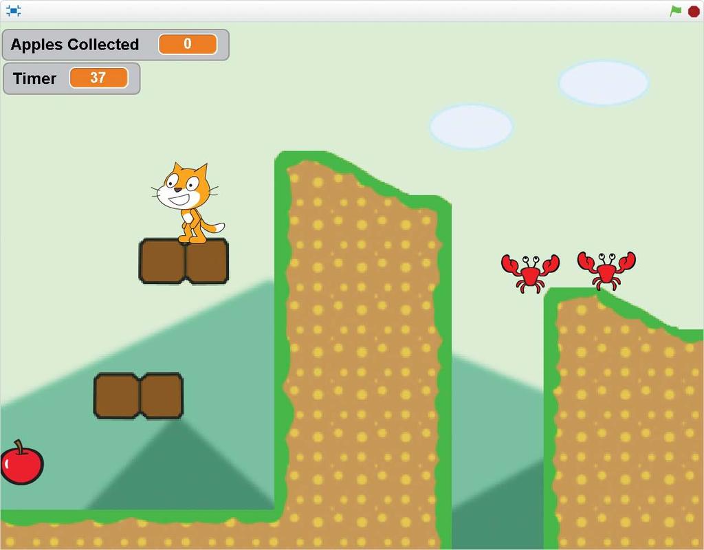In the Scratch game in this chapter, the cat will play the part of Mario or Luigi.
