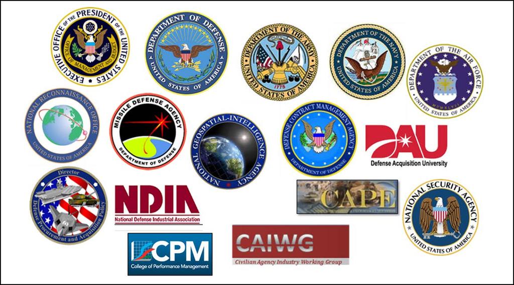PARCA works across DoD Services/Agencies, Federal Agencies, and Industry Working to