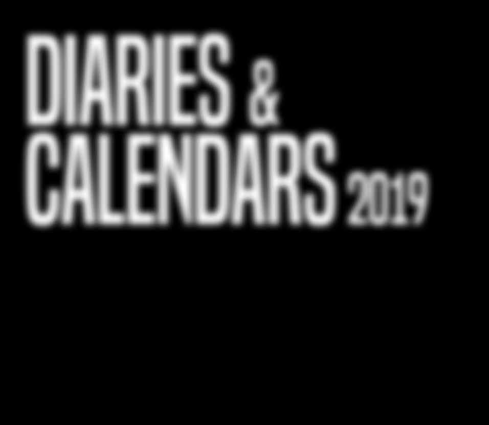 DIARIES & Calendars 2019