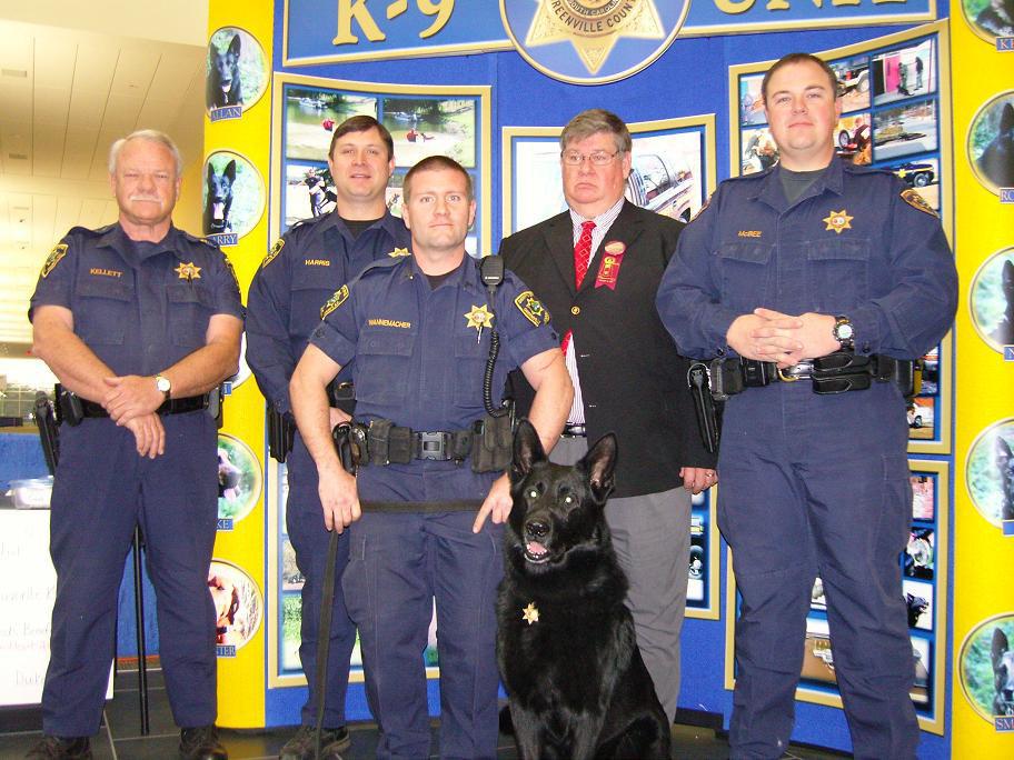 & '# () *+, '# Photo by: Kari Hill The Greenville County Sheriff s Office set up an information booth which was a big hit with show visitors.