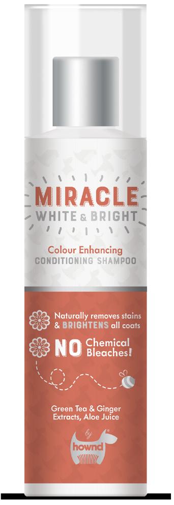6 Miracle White & Bright Colour Enhancing Conditioning Shampoo Miracle White & Bright contains ZERO bleaches,