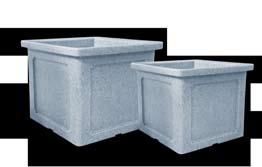 PLANTERS Available in Sandstone and White Marble, 3 sizes to