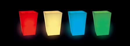 UL, IP54 Illuminated Square Planter Please advise to us the type of plug and