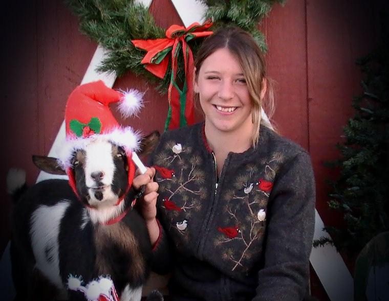 P A G E 8 Featured Youth Member : Riley Blomquist Riley Blomquist and Dills F Firecracker RMA Dairy Goats We live in Calhan, Colorado. We have had Nigerians for almost four years.