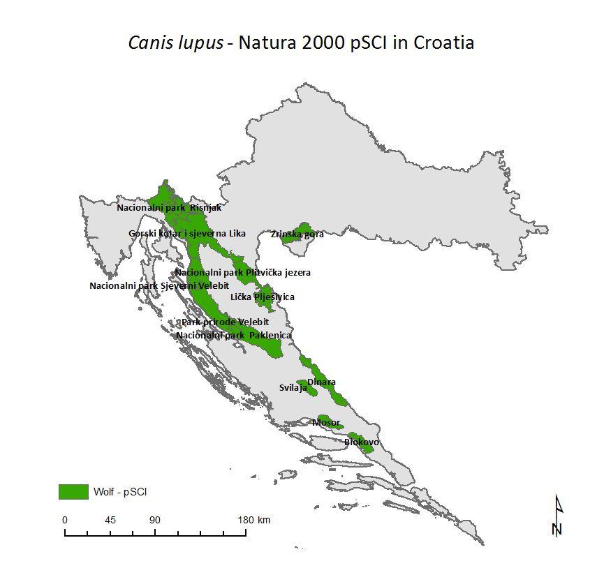 Details of each individual area are available via the website of the State Institute for Nature Protection (SINP): (http://natura2000.dzzp.