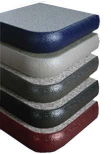 Available in 10 standard laminate colors (many other colors available at an additional cost. 3/4" thickness.