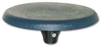 CAFETERIA TABLE PARTS UNIVERSAL CONE STYLE FITS MIDWEST AND SICO UNIVERSAL FLAT STYLE FITS OLDER HAMILTON, KRUEGER.