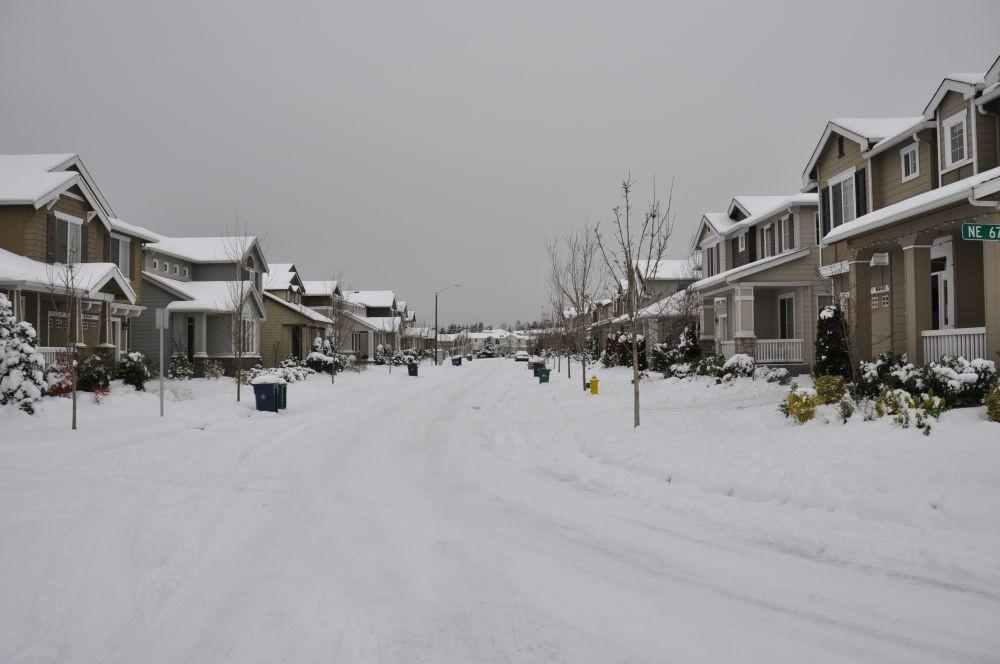While it was nice to celebrate a white Christmas, most people were restricted to their houses because of the heavy snow.