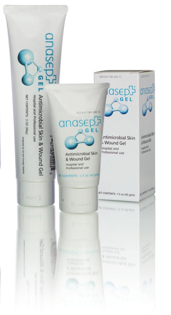 VRE) through the action of 0.057% sodium hypochlorite. There is no known microbial resistance to Anasept Antimicrobial Skin & Wound Gel.