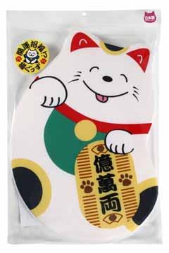 Cat Toy Series with Matatabi Made in Japan & Hand Made New Item name Mat (Maneki Neko) Size(WxDxH): 310x25x470 Low rebounding material for