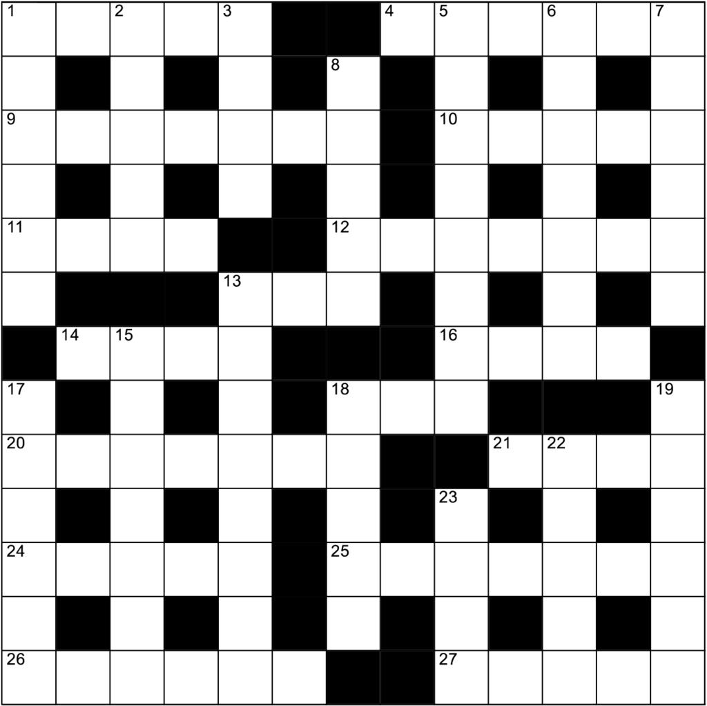 PUZZLES PAGE crossword sudoku Which number replaces the