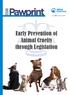 issue 103 May 2017 / Jul 2017 Early Prevention of Animal Cruelty through Legislation