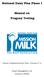 National Dairy Plan Phase I. Manual on Progeny Testing
