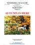'WERRIBEE W AGGER' PO Box 2 WERRIBEE VIC 3030 PH: (Sat Only) MARCH2017 Volume 11 AUTUMN IS HERE