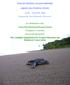 END OF NESTING SEASON REPORT GREEN SEA TURTLE STUDY JUNE AUGUST, 2005