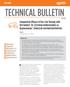 TECHNICAL BULLETINMay 2014
