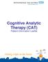 Cognitive Analytic Therapy (CAT) Patient Information Leaflet