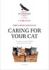 T: FREE E-BOOK DOWNLOAD CARING FOR YOUR CAT. Keeping your pets healthy and happy since