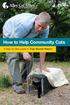 How to Help Community Cats. A step-by-step guide to Trap-Neuter-Return