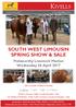 SOUTH WEST LIMOUSIN SPRING SHOW & SALE