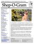 Shep-O-Gram. Looking Back, Looking Ahead, Looking Good! GERMAN SHEPHERD DOG CLUB OF MINNEAPOLIS AND ST PAUL. In This Issue...
