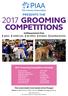 2017 GROOMING COMPETITIONS