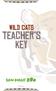 wild cats teacher s key