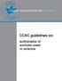 CCAC guidelines on: euthanasia of animals used in science