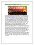 Blog 4/16/06 OUT OF AFRICA PART 1 of 2