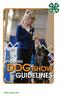 WYOMING DOG SHOW GUIDELINES