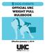 OFFICIAL UKC WEIGHT PULL RULEBOOK
