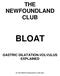 THE NEWFOUNDLAND CLUB BLOAT GASTRIC DILATATION-VOLVULUS EXPLAINED