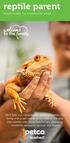 reptile parent YOUR GUIDE TO COMPLETE CARE