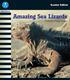 Teacher Edition. AlphaWorld. Amazing Sea Lizards. Written by Marilyn Woolley