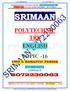 SRIMAAN KAVIYA COACHING CENTRE- GOVT.POLYTECHNIC TRB ENGLISH NEW UPDATED STUDY MATERIAL POLYTECHNIC TRB.