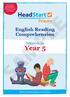 SAMPLE. Year 5. Primary. English Reading Comprehension. Success in. Written and illustrated by Jim Edmiston