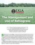 The Management and Use of Bahiagrass
