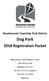 Bourbonnais Township Park District. Dog Park Registration Packet