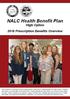NALC Health Benefit Plan High Option 2018 Prescription Benefits Overview