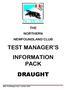 THE NORTHERN NEWFOUNDLAND CLUB TEST MANAGER S INFORMATION PACK DRAUGHT