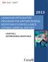 CANADIAN INTEGRATED PROGRAM FOR ANTIMICROBIAL RESISTANCE SURVEILLANCE (CIPARS) ANNUAL REPORT CHAPTER 2. ANTIMICROBIAL RESISTANCE