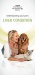 Understanding your pet s LIVER CONDITION
