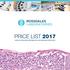 PRICE LIST 2017 CLINICAL PATHOLOGY, MICROBIOLOGY AND ANATOMIC PATHOLOGY
