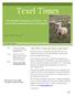 Texel Times. In this Issue. The 2012 National Show and Sale!! The newsletter featuring Texel Sheep the breed with exceptional muscle development