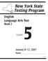 English Language Arts Test Book 2