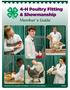 4-H Poultry Fitting & Showmanship