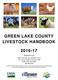 GREEN LAKE COUNTY LIVESTOCK HANDBOOK
