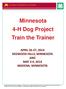 Minnesota 4-H Dog Project Train the Trainer