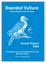 Bearded Vulture Reintroduction into the Alps Annual Report 2002 Foundation for the Conservation of the Bearded Vulture Frankfurt Zoological Society