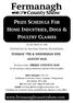 PRIZE SCHEDULE FOR HOME INDUSTRIES, DOGS & POULTRY CLASSES